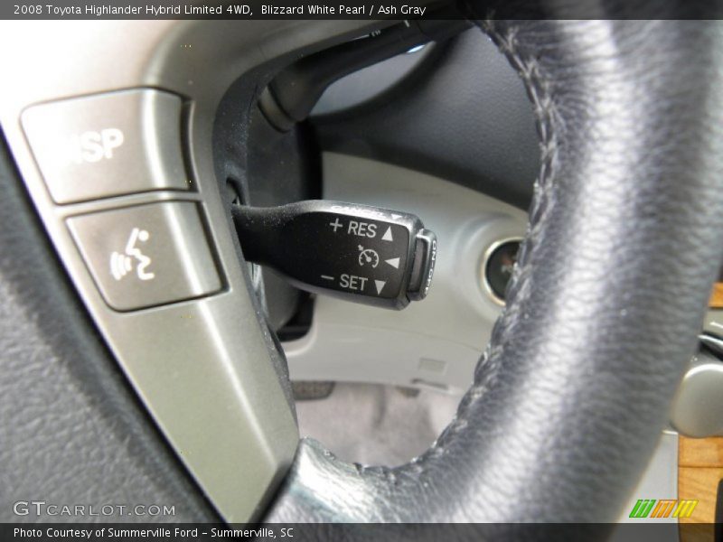 Blizzard White Pearl / Ash Gray 2008 Toyota Highlander Hybrid Limited 4WD