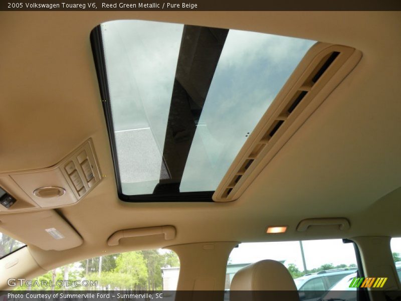 Reed Green Metallic / Pure Beige 2005 Volkswagen Touareg V6