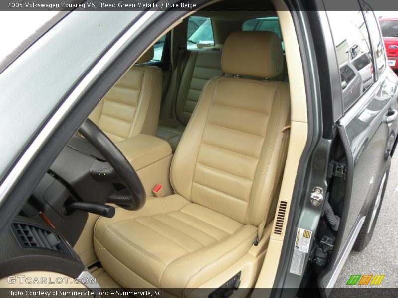 Reed Green Metallic / Pure Beige 2005 Volkswagen Touareg V6