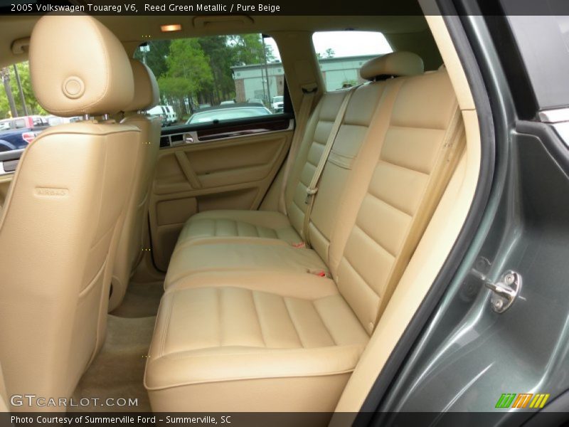 Reed Green Metallic / Pure Beige 2005 Volkswagen Touareg V6