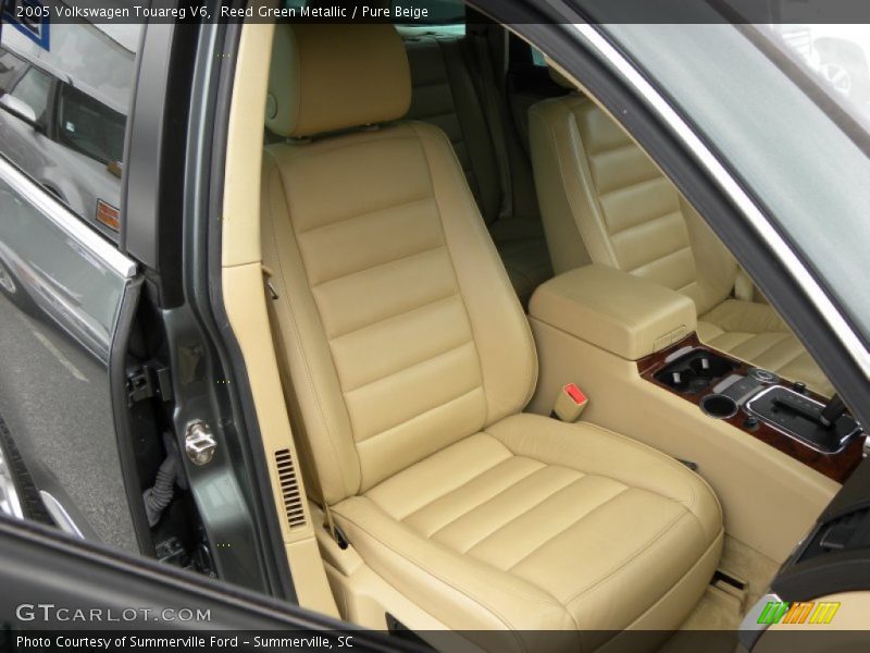 Reed Green Metallic / Pure Beige 2005 Volkswagen Touareg V6