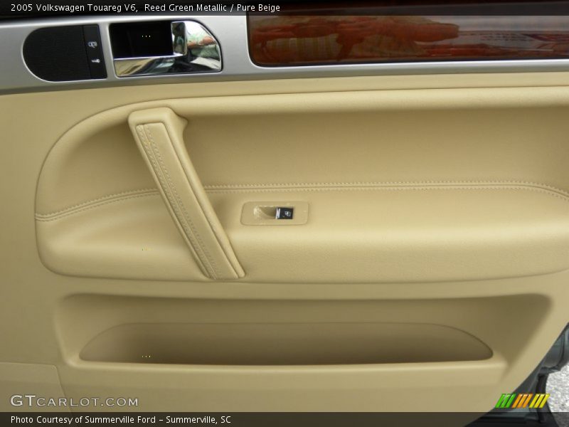 Reed Green Metallic / Pure Beige 2005 Volkswagen Touareg V6