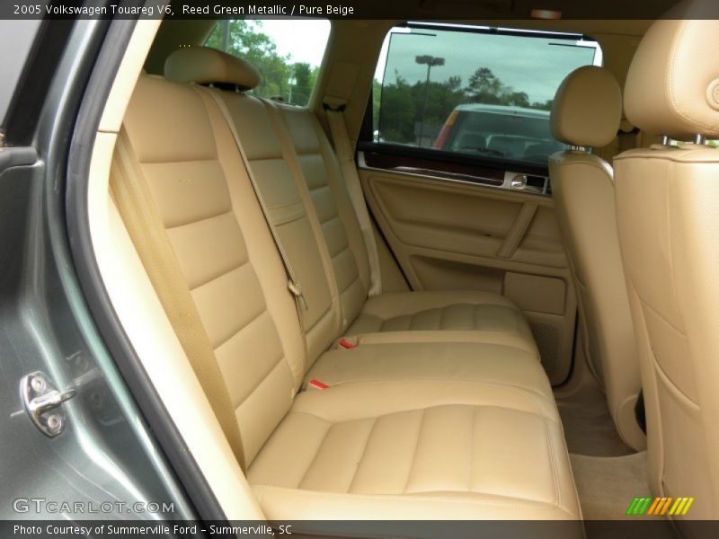Reed Green Metallic / Pure Beige 2005 Volkswagen Touareg V6