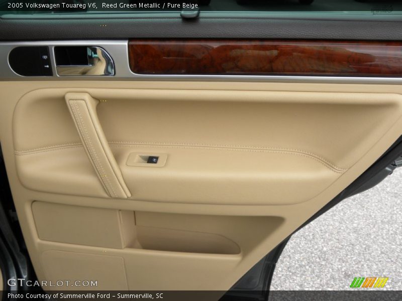 Reed Green Metallic / Pure Beige 2005 Volkswagen Touareg V6