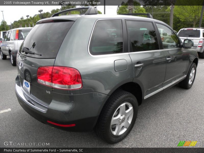 Reed Green Metallic / Pure Beige 2005 Volkswagen Touareg V6