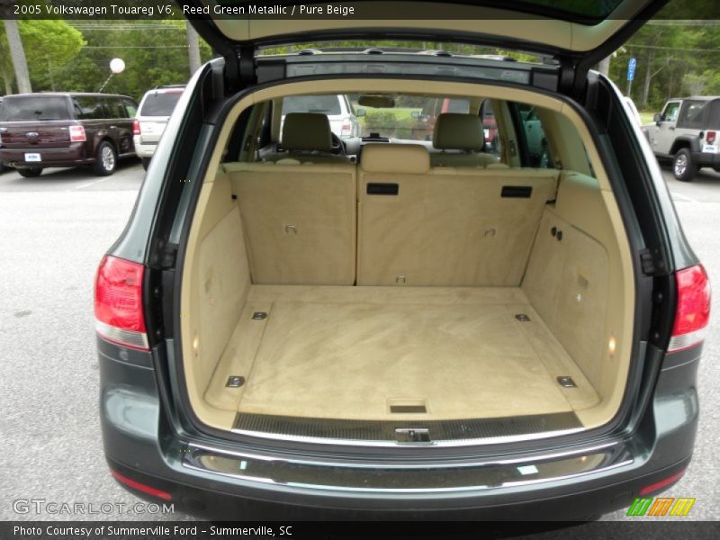 Reed Green Metallic / Pure Beige 2005 Volkswagen Touareg V6