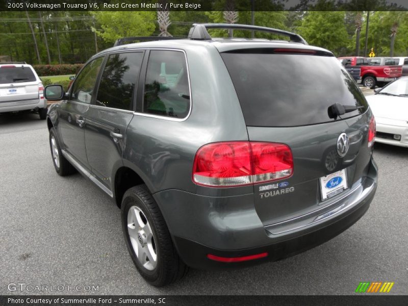 Reed Green Metallic / Pure Beige 2005 Volkswagen Touareg V6
