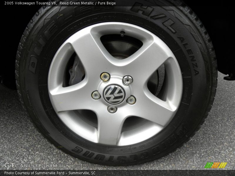 Reed Green Metallic / Pure Beige 2005 Volkswagen Touareg V6