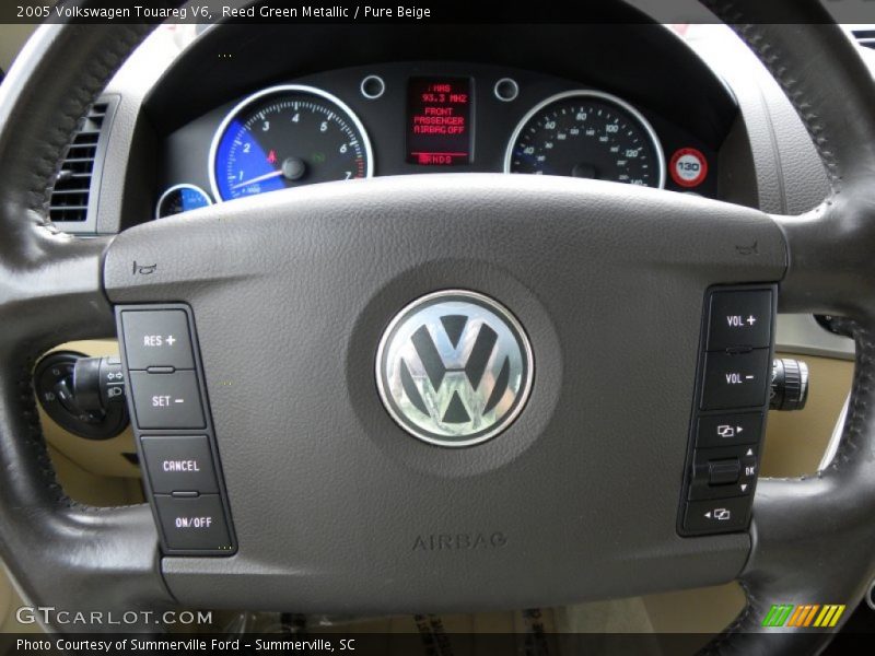Reed Green Metallic / Pure Beige 2005 Volkswagen Touareg V6