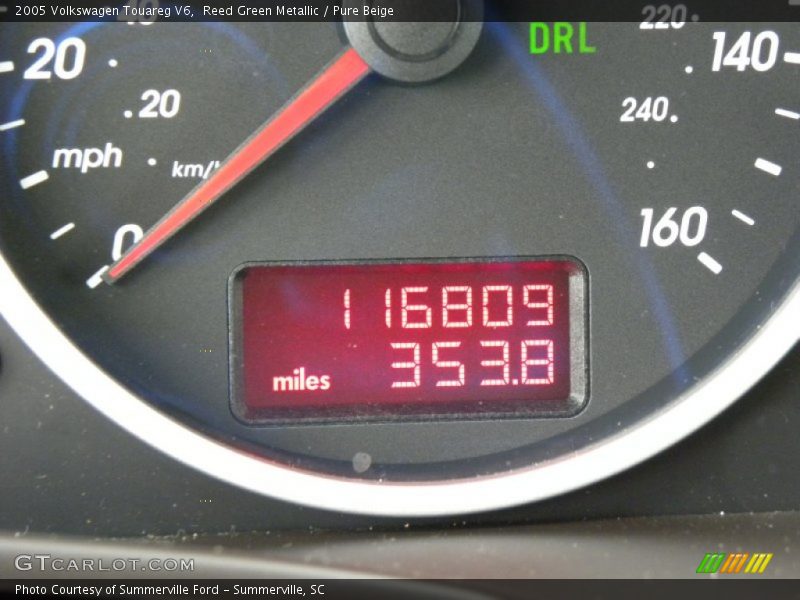 Reed Green Metallic / Pure Beige 2005 Volkswagen Touareg V6