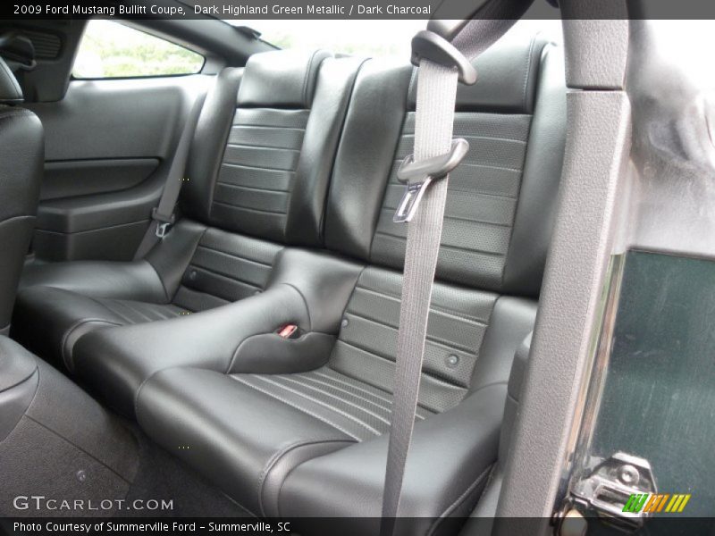 Rear Seat of 2009 Mustang Bullitt Coupe