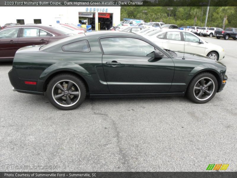 Dark Highland Green Metallic / Dark Charcoal 2009 Ford Mustang Bullitt Coupe
