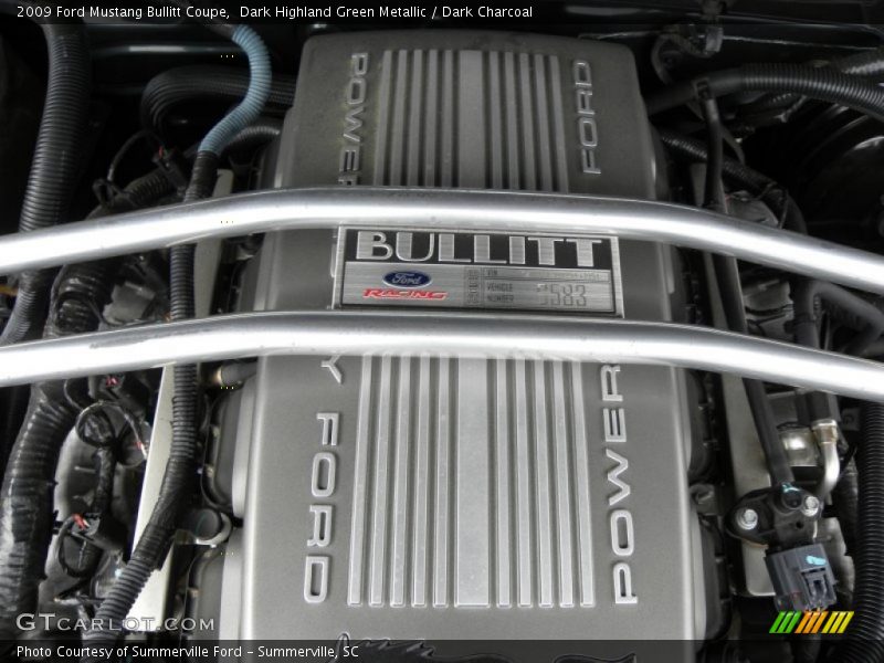  2009 Mustang Bullitt Coupe Engine - 4.6 Liter SOHC 24-Valve VVT V8