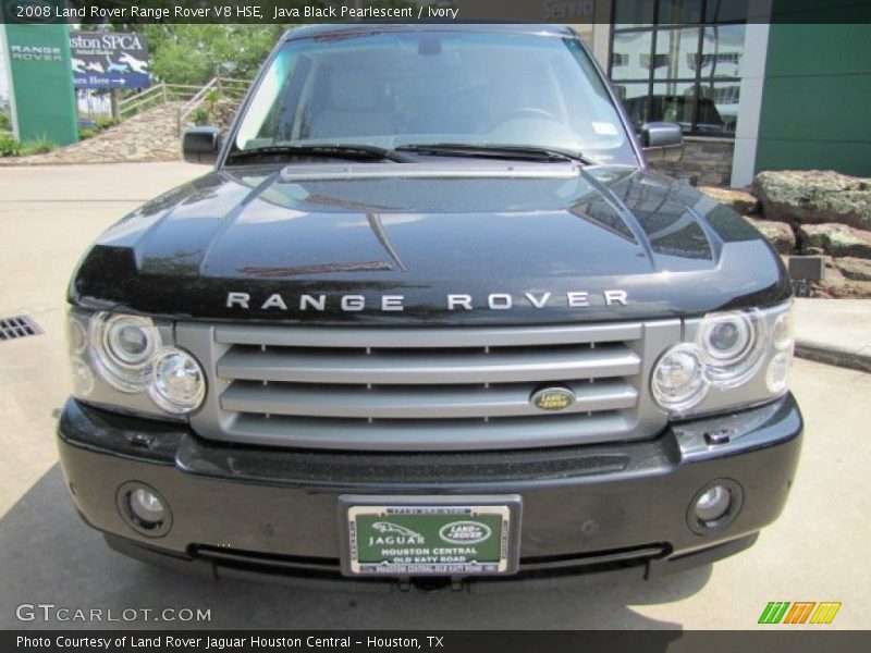 Java Black Pearlescent / Ivory 2008 Land Rover Range Rover V8 HSE