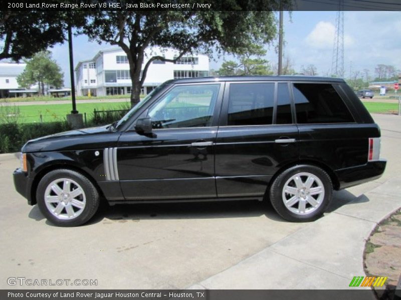  2008 Range Rover V8 HSE Java Black Pearlescent