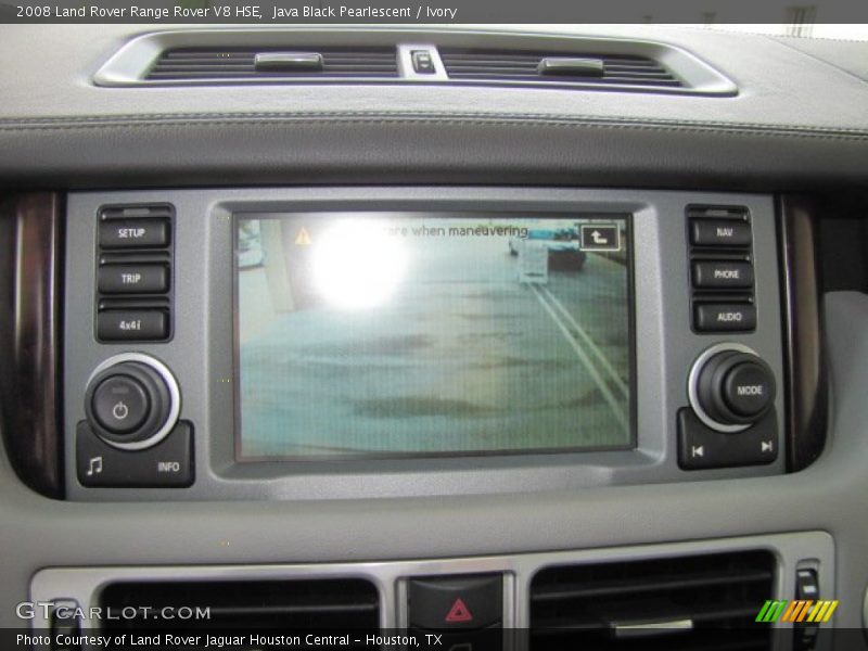 Java Black Pearlescent / Ivory 2008 Land Rover Range Rover V8 HSE