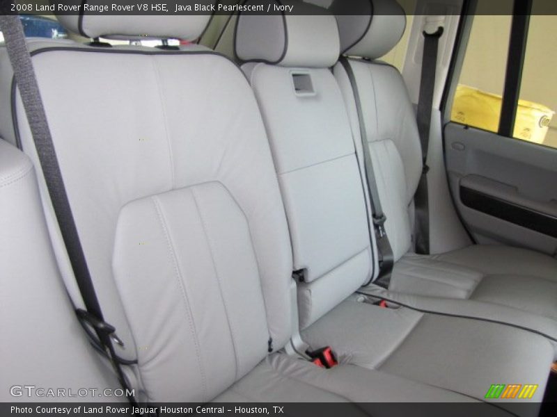 Java Black Pearlescent / Ivory 2008 Land Rover Range Rover V8 HSE