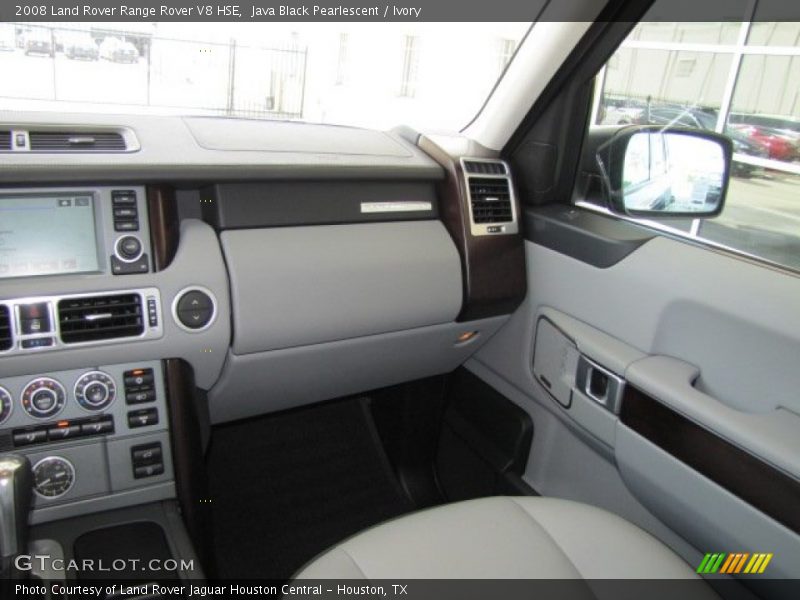 Java Black Pearlescent / Ivory 2008 Land Rover Range Rover V8 HSE