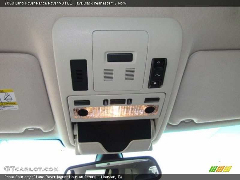 Java Black Pearlescent / Ivory 2008 Land Rover Range Rover V8 HSE