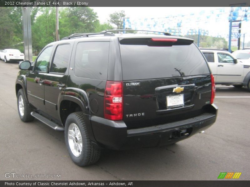 Black / Ebony 2012 Chevrolet Tahoe LT 4x4