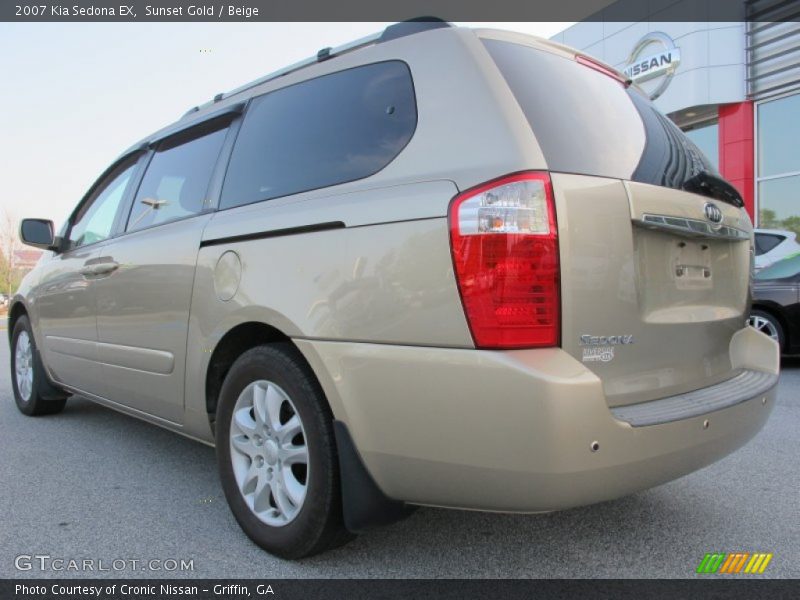 Sunset Gold / Beige 2007 Kia Sedona EX