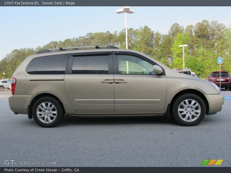Sunset Gold / Beige 2007 Kia Sedona EX