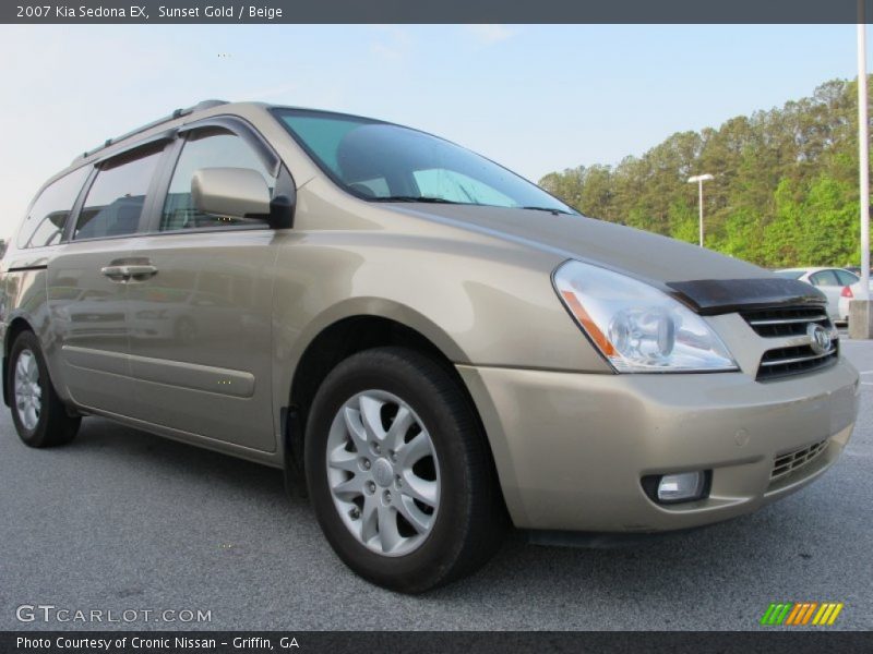 Sunset Gold / Beige 2007 Kia Sedona EX