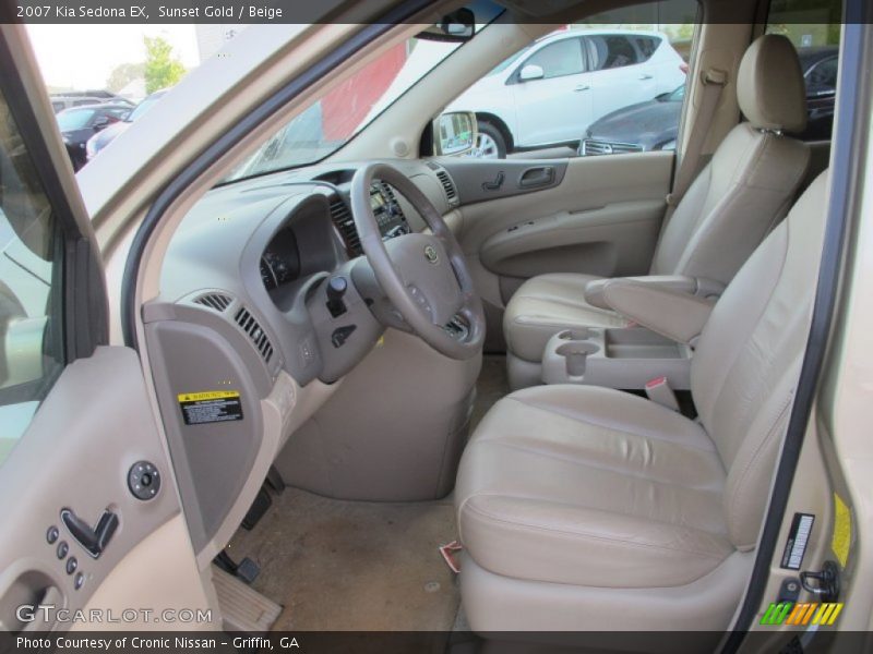 Sunset Gold / Beige 2007 Kia Sedona EX