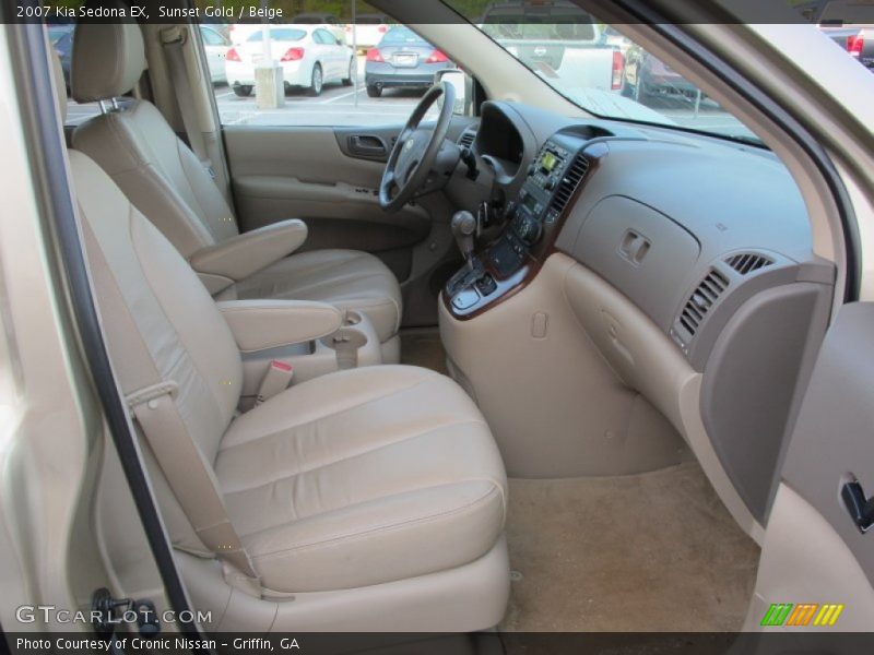 Sunset Gold / Beige 2007 Kia Sedona EX