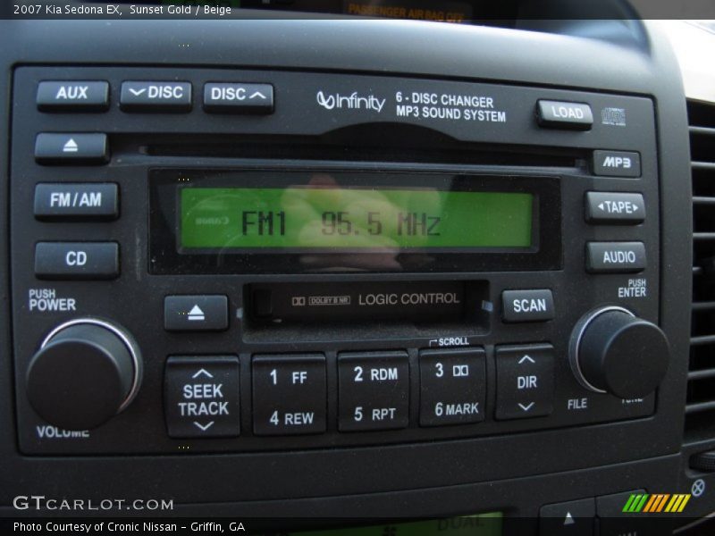 Sunset Gold / Beige 2007 Kia Sedona EX