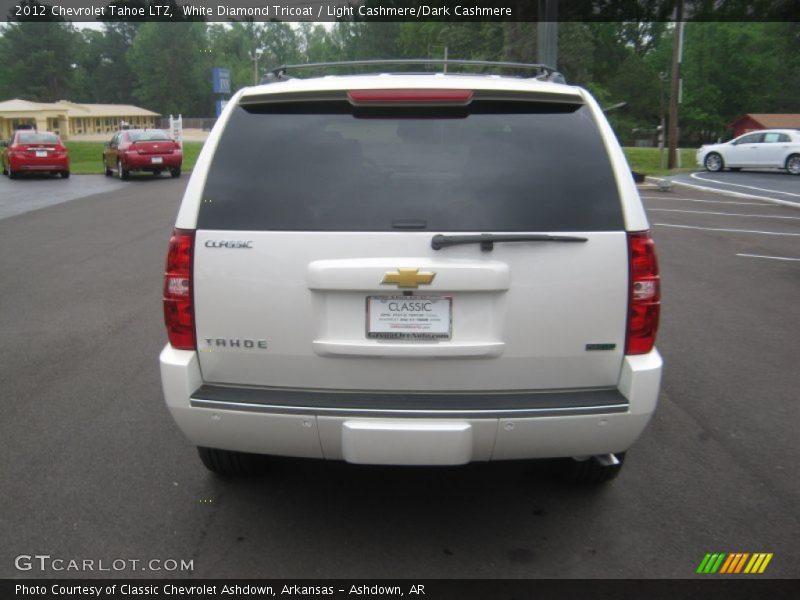 White Diamond Tricoat / Light Cashmere/Dark Cashmere 2012 Chevrolet Tahoe LTZ