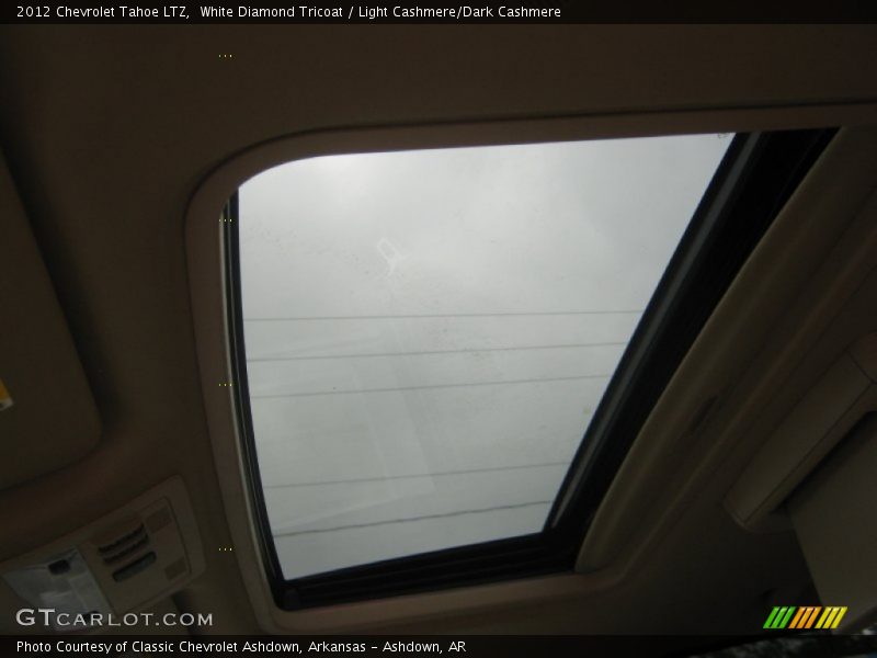 White Diamond Tricoat / Light Cashmere/Dark Cashmere 2012 Chevrolet Tahoe LTZ