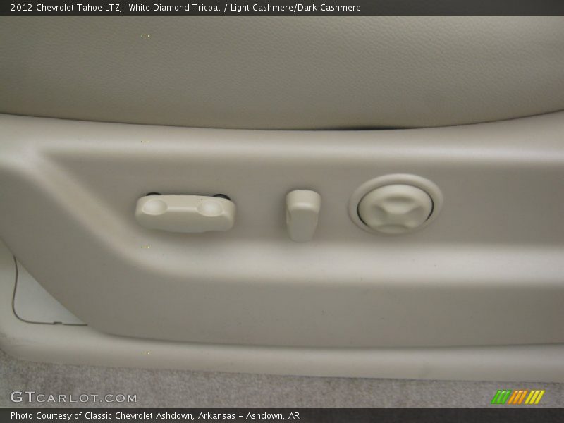 White Diamond Tricoat / Light Cashmere/Dark Cashmere 2012 Chevrolet Tahoe LTZ