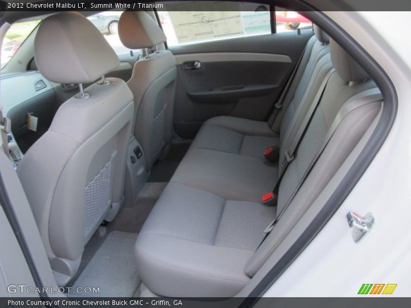 Summit White / Titanium 2012 Chevrolet Malibu LT