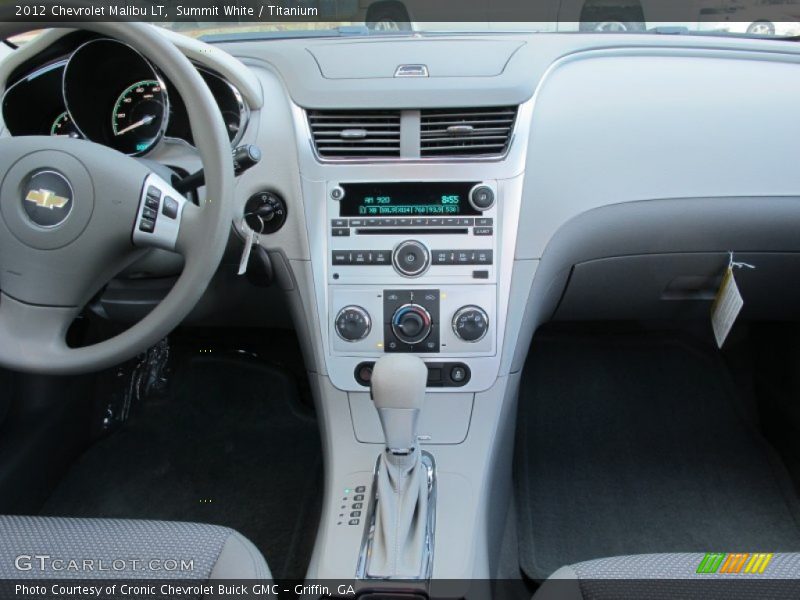 Summit White / Titanium 2012 Chevrolet Malibu LT