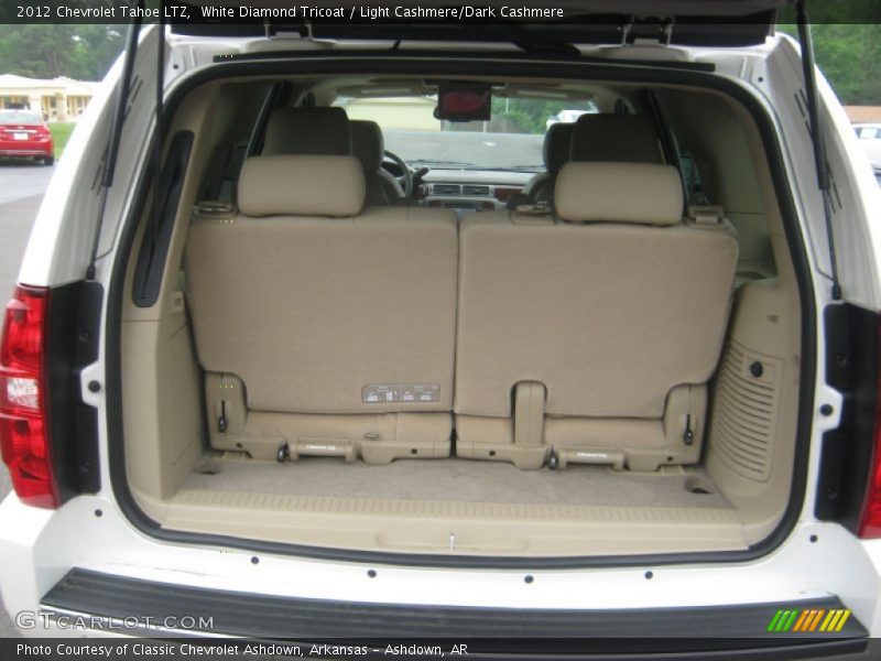 White Diamond Tricoat / Light Cashmere/Dark Cashmere 2012 Chevrolet Tahoe LTZ