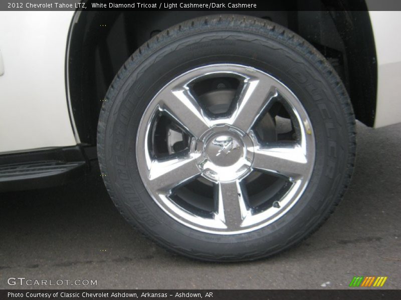 White Diamond Tricoat / Light Cashmere/Dark Cashmere 2012 Chevrolet Tahoe LTZ