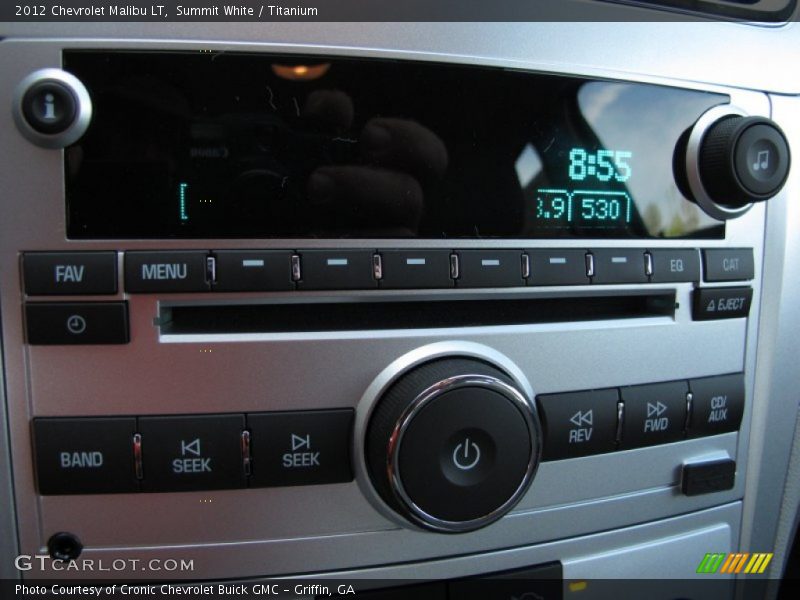 Summit White / Titanium 2012 Chevrolet Malibu LT