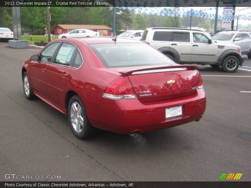 Crystal Red Tintcoat / Ebony 2012 Chevrolet Impala LT