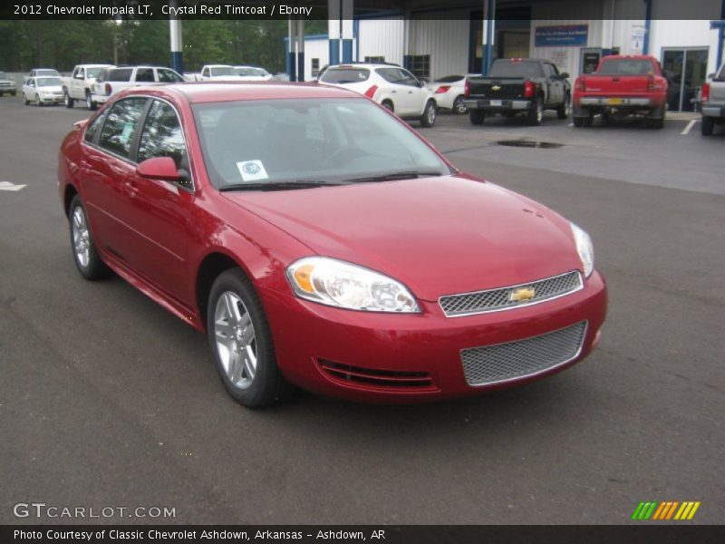 Crystal Red Tintcoat / Ebony 2012 Chevrolet Impala LT