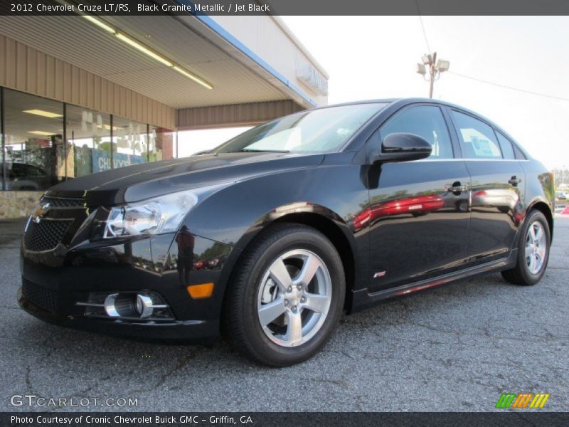Black Granite Metallic / Jet Black 2012 Chevrolet Cruze LT/RS