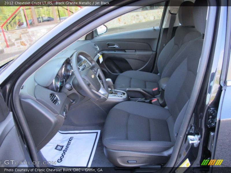 Black Granite Metallic / Jet Black 2012 Chevrolet Cruze LT/RS