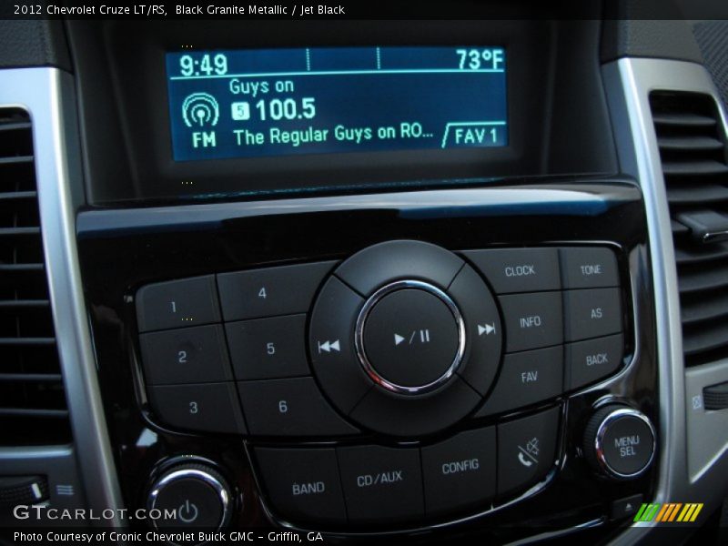 Black Granite Metallic / Jet Black 2012 Chevrolet Cruze LT/RS