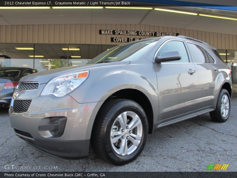Graystone Metallic / Light Titanium/Jet Black 2012 Chevrolet Equinox LT