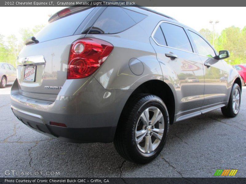 Graystone Metallic / Light Titanium/Jet Black 2012 Chevrolet Equinox LT