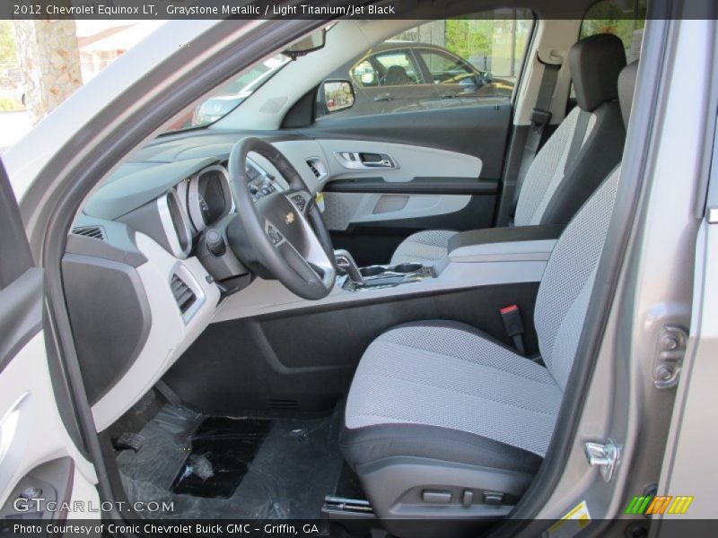 Graystone Metallic / Light Titanium/Jet Black 2012 Chevrolet Equinox LT