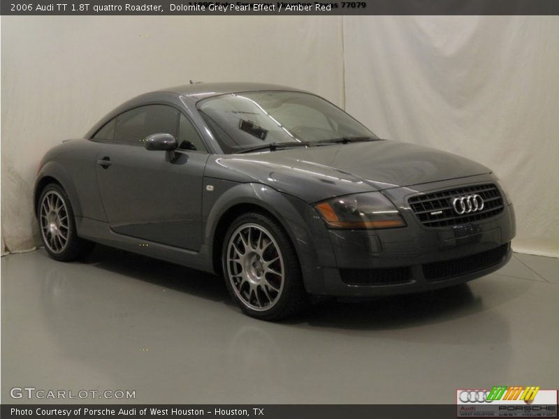 Dolomite Grey Pearl Effect / Amber Red 2006 Audi TT 1.8T quattro Roadster