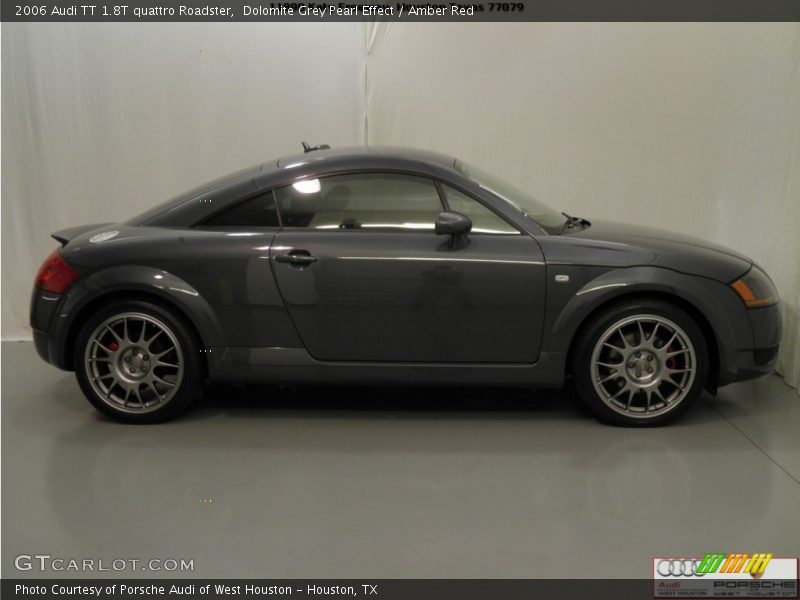 Dolomite Grey Pearl Effect / Amber Red 2006 Audi TT 1.8T quattro Roadster
