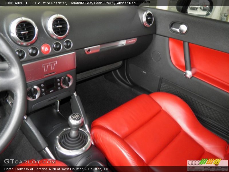 Dolomite Grey Pearl Effect / Amber Red 2006 Audi TT 1.8T quattro Roadster