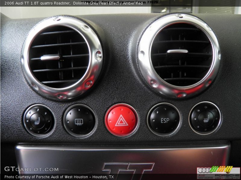 Dolomite Grey Pearl Effect / Amber Red 2006 Audi TT 1.8T quattro Roadster